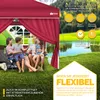 tillvex® 2X boční stěna červená pro pavilon 3x3m & 3x6m | Náhled obrázku produktu 7