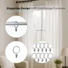 100 Stück Metall Gardinenringe mit Clips Farbe Satin für 25 Produktbild-Vorschau 7