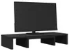vidaXL Stojan na monitor nastaviteľný čierny 60x24x10,5 cm Náhľad obrázku produktu 3