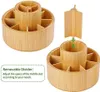 Bamboo Desk Organizer, große Kapazität Pen Holder Lagerung Produktbild-Vorschau 5