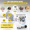VEVOR Flüsterkompressor 25 L, Leise Ölfrei Kompressor 750 Produktbild-Vorschau 3