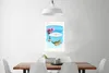 MuchoWow® Poster Strandkorb - Blumen - Sonnenschirm - Produktbild-Vorschau 2