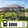 Sekey Faltpavillon 3x3m Pop Up Pavillon mit Moskitonetz, Produktbild-Vorschau 6