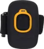A close-up, front-facing view of a black and yellow DeWalt device with a strap. Voir les images du produit