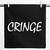 Huuraa Kissenbezug Cringe Jugendwort 40x40cm Black Produktbild-Vorschau 1