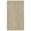 vidaXL Würfelregale 4 Stk. Sonoma-Eiche 80x15x26,5 cm Produktbild-Vorschau 10