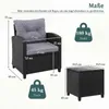 Set da giardino in rattan KOMFOTTEU, composto da 3 pezzi, Anteprima dell’immagine prodotto 10