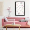 MuchoWow® MuchoWow® Gerahmtes Poster Blumen - Muster - Produktbild-Vorschau 6