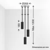 Briloner Suspension LED réglable en hauteur Ø20x120 cm Voir les images du produit 5