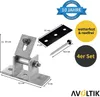Avoltik 4er Alu Aufständerung Vario Konsole Halter drehbar Produktbild-Vorschau 2