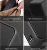 A collage of four images showcasing different features of a portable speaker. Produktbild-Vorschau