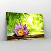 Bilder auf glas - Asien spa bambus blume - 120x80cm - Produktbild-Vorschau 4