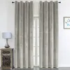 2 Stück Vorhang Samt Blickdicht mit Kräuselband 140x245 Produktbild-Vorschau 2