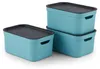 Rotho Aufbewahrungsboxen mit Deckel A5 Jive - 3er-Set Produktbild-Vorschau 1