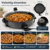 SHOV XXL Pizzapfanne Ø42 cm | Hitzebeständiger Glasdeckel & Produktbild-Vorschau 6