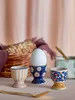 Eviaya Eierbecher, Blue, Steingut Produktbild-Vorschau 2