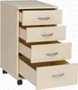 Rollcontainer Ahorn Schubcontainer Container Büroschrank Produktbild-Vorschau 5