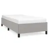 vidaXL Struttura letto senza materasso grigio chiaro 90x190 Anteprima dell’immagine prodotto 1