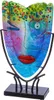 Casablanca by Gilde Glasart ovale Designvase Face Twinkle, Produktbild-Vorschau 1