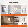 A collage of four images showing a heated towel rack in different settings: a bathroom, poolside, a spa, and a gym. Podgląd zdjęcia produktu