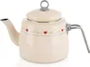Kremkleurige, geëmailleerde theepot TONCA, 1,6 liter Productafbeelding-voorbeeld 1