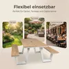 Picknicktisch Coffee Bay | Champagner | Aluminium & Tecon Produktbild-Vorschau 9