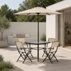 Home Collective Gartenmöbel Set Balkonmöbel Essgruppe Produktbild-Vorschau 1