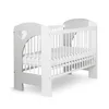 Lit pour bébé Nel Heart 3 hauteurs réglables - Blanc avec Voir les images du produit 1