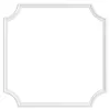 HEXIM Stuckverzierung aus HDPS/PU weiß - Stuckrahmen Produktbild-Vorschau 3