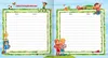 A spread from a children's birthday calendar with a football theme. Produktbild-Vorschau