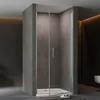 Nischentür 70x195cm Duschabtrennung Schwingtür Nishe Produktbild-Vorschau 2