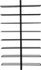 Present Time - Weinregal Dual - Schwarz - 52x8.5x90cm - Produktbild-Vorschau 4