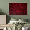 MuchoWow® Wandteppich Wandbehang Blumen - Rosen - Rot Produktbild-Vorschau 4