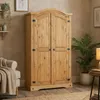 Kleiderschrank SALSA Garderobenschrank Mexiko Möbel Kiefer Produktbild-Vorschau 1