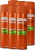 6x Gillette Fusion Sensitive scheergel 200 ml Produktbild-Vorschau 3