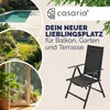 CASARIA® Gartenstühle 6er Set Hochlehner Klappbar 8-Fach Produktbild-Vorschau 10