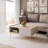 ESSENCE L97 Couchtisch mit Schublade Kaschmir / Eiche Linea Produktbild-Vorschau 1