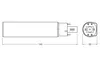 Ledvance LED Dulux D/E 7W = 18W/840 G24q-2 matt 770lm Produktbild-Vorschau 4
