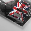 Wanduhr - Quadrat - Glasuhr - Bus London Big Ben Gebäude - Produktbild-Vorschau 5