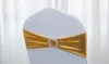 Bankettbänder, elastische Schleifen für Stühle, Gold Produktbild-Vorschau 5