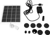 Pompa solare per fontana 3 W, 5 V, 120 l/h, silenziosa, 6 Anteprima dell’immagine prodotto 1