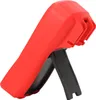 A red and black digital multimeter with a stand. Produktbild-Vorschau