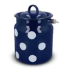 Kuketo | Emaille Milchkanne 3 l mit Deckel – Blaue Produktbild-Vorschau 3