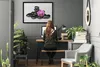 Bild 100x70 MDF-Rahmen Wandkunst Blumen-Stones-Kunst Produktbild-Vorschau 3