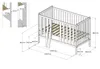 ZEE BAMBI Kaschmir Babybett 120x60 cm 2in1 mit Produktbild-Vorschau 5