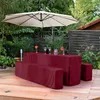 Beautissu 3tlg Biertischhussen Set für Bierzeltgarnitur Produktbild-Vorschau 5