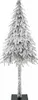 vidaXL Sapin de Noël artificiel avec support Blanc 86 x 86 Voir les images du produit 1