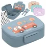 Brotdose Kinder mit Fächern, BPA frei, Lunchbox, Bento box, Produktbild-Vorschau 1