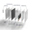 DEQORI Glasbild Echtglas 3x50x50 cm 'Stille Feldhütte' Produktbild-Vorschau 7