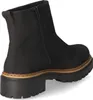 A side view of a black boot with a zipper and a thick sole. Produktbild-Vorschau